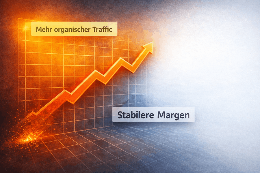 organisches-wachstum-mehr-traffic-stabilere-margen Organisches Wachstum im E-Commerce führt zu mehr Traffic, höherer Sichtbarkeit und stabileren Margen ohne steigende Werbekosten